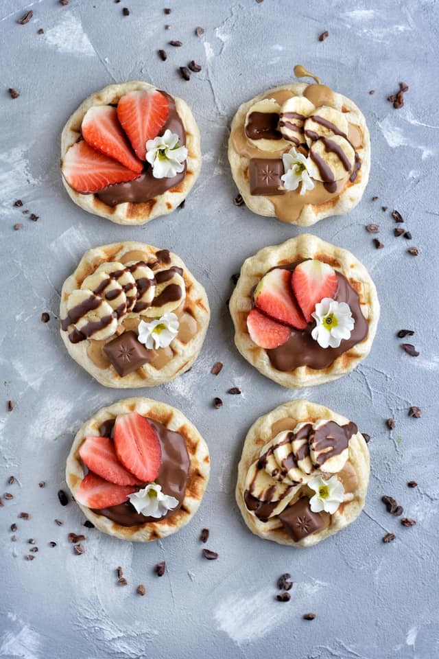 Protein Waffeln mit 8 leckere Toppings (gluten- und laktosefrei ...