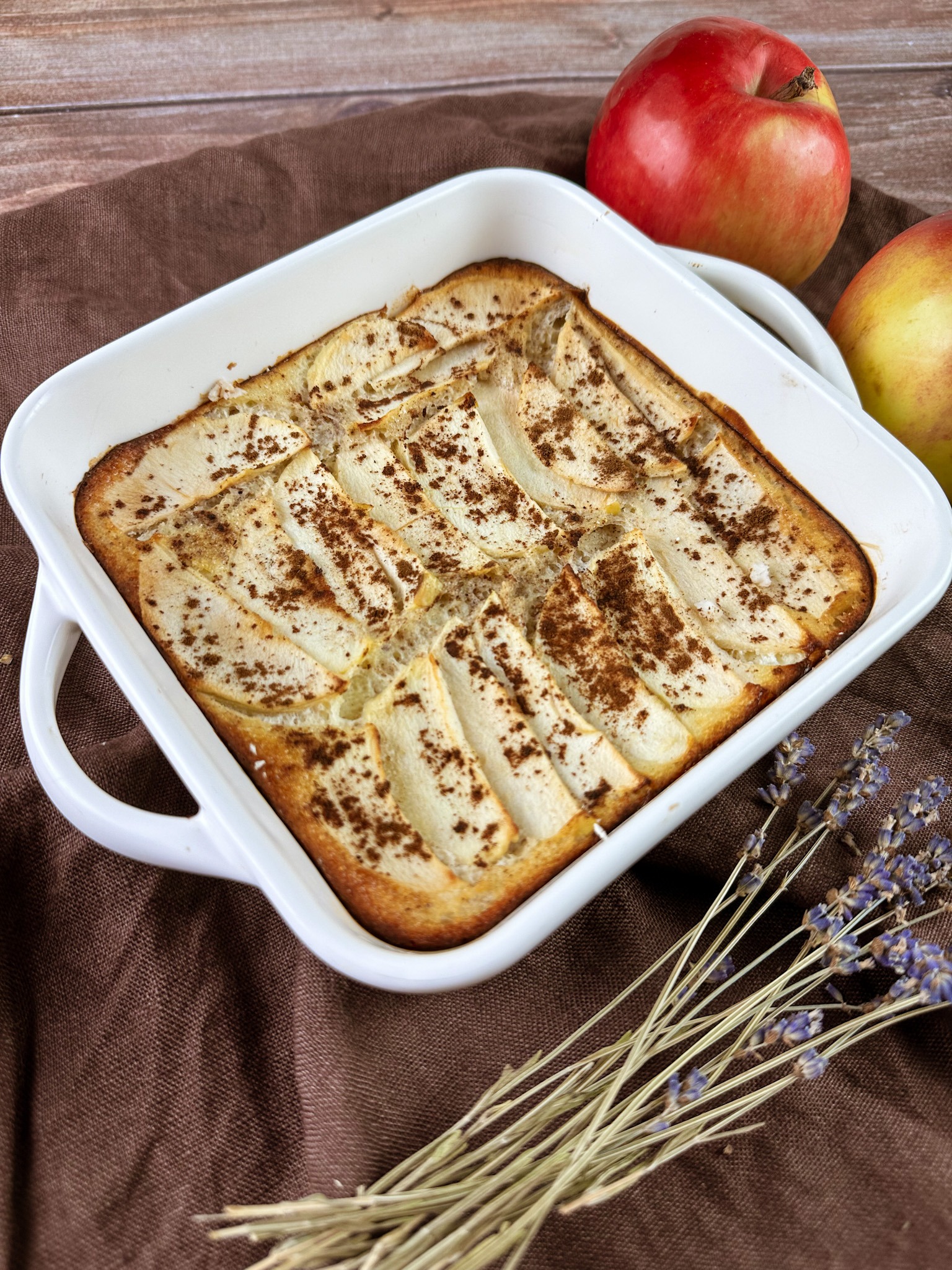 Apfel Grießauflauf mit SkyrMybodyartist